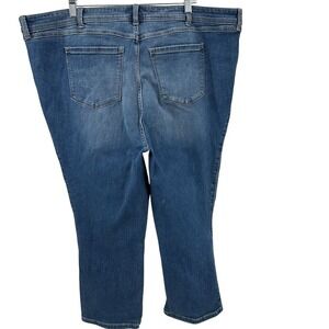 TORRID Women Sz 24 Crop Super Soft Skinny Stretch Comfy High Rise Jeans Plus